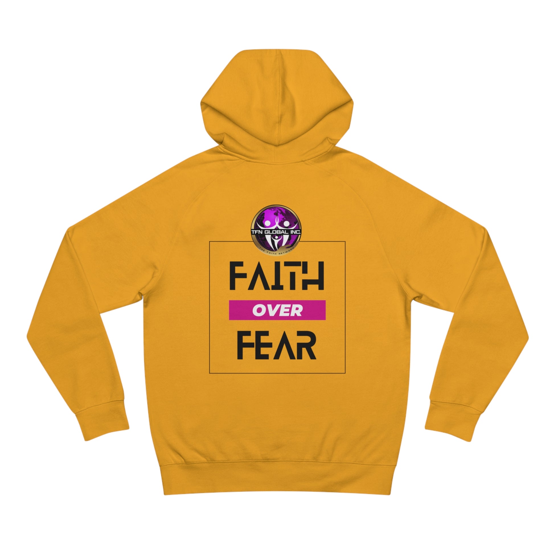FAITH OVER FEAR Unisex Supply Hoodie I Bold FAITH OVER FEAR Hoodie - Unisex Fit I Comfort and Courage: FAITH OVER FEAR Hoodie I I Stay Strong In FAITH OVER FEAR - Unisex Hoodies