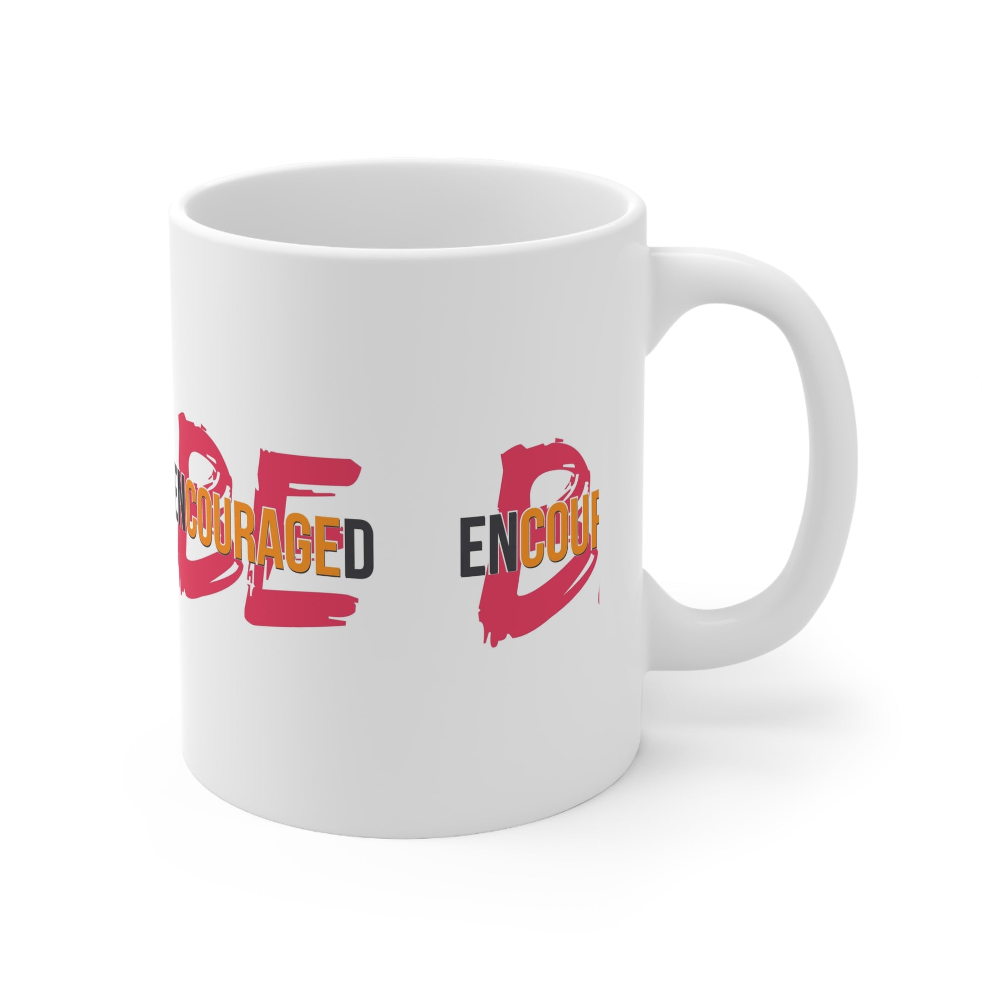 Be Encouraged Elegant Ceramic Coffee Mugs in 11oz & 15oz I Be Encouraged Versatile Ceramic Coffee Cups in 11oz & 15oz Sizes I Be Encouraged Premium Ceramic Coffee Cups, 11oz and 15oz