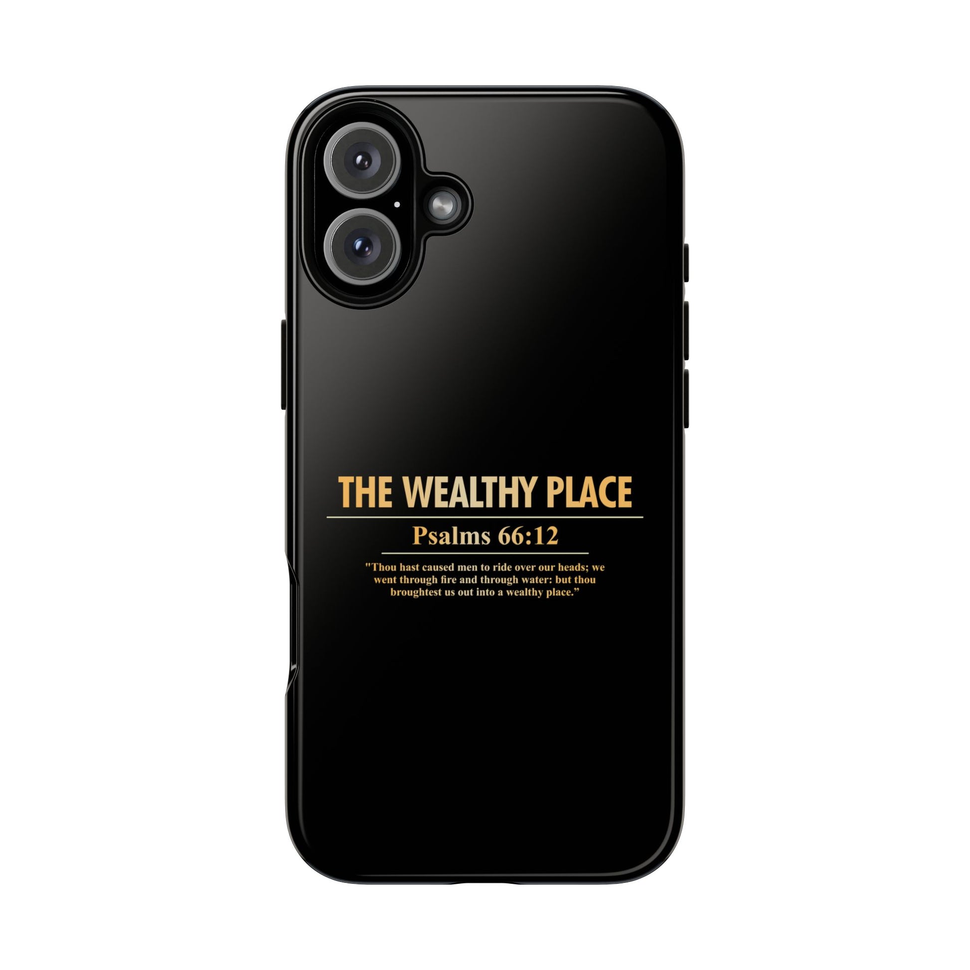 Phone Case — "The Wealthy Place" Minimalist Protective Tough Case