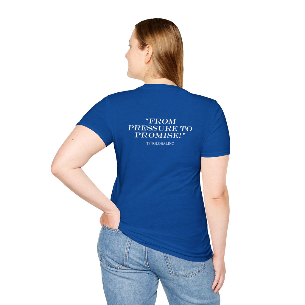 The Wealthy Place T-Shirt – "From Pressure to Promise" Inspirational Graphic Tee